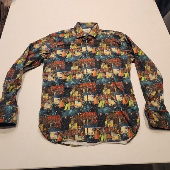 Williams and Kent mens long sleeved button down shirt. Size L. - Picture 2 of 5